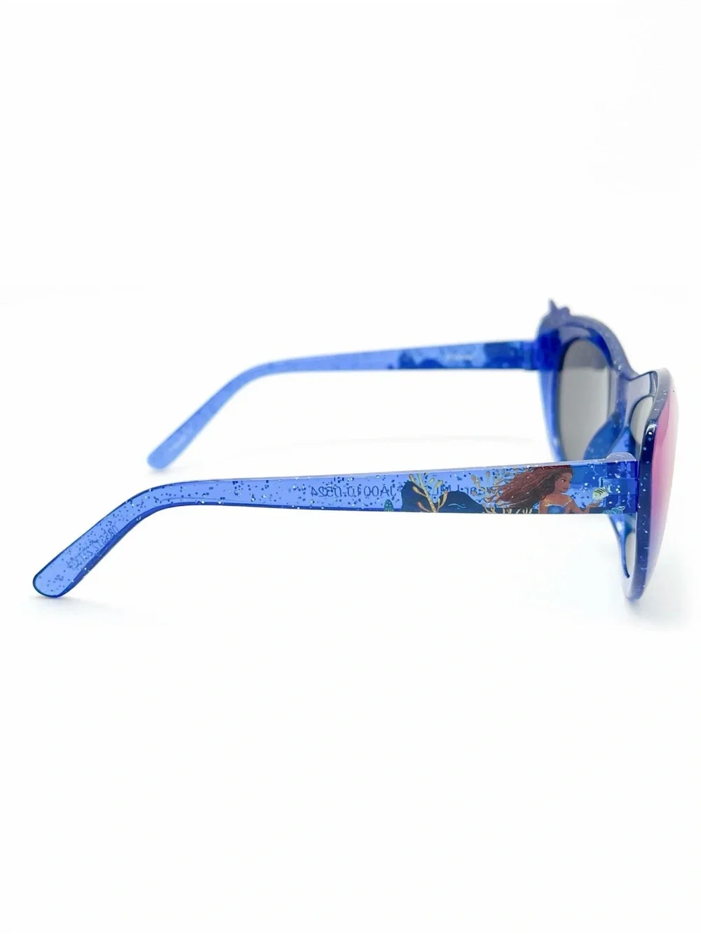 The Little Mermaid Sunglasses, Pink with Purple Starfish - 100% UV Protection